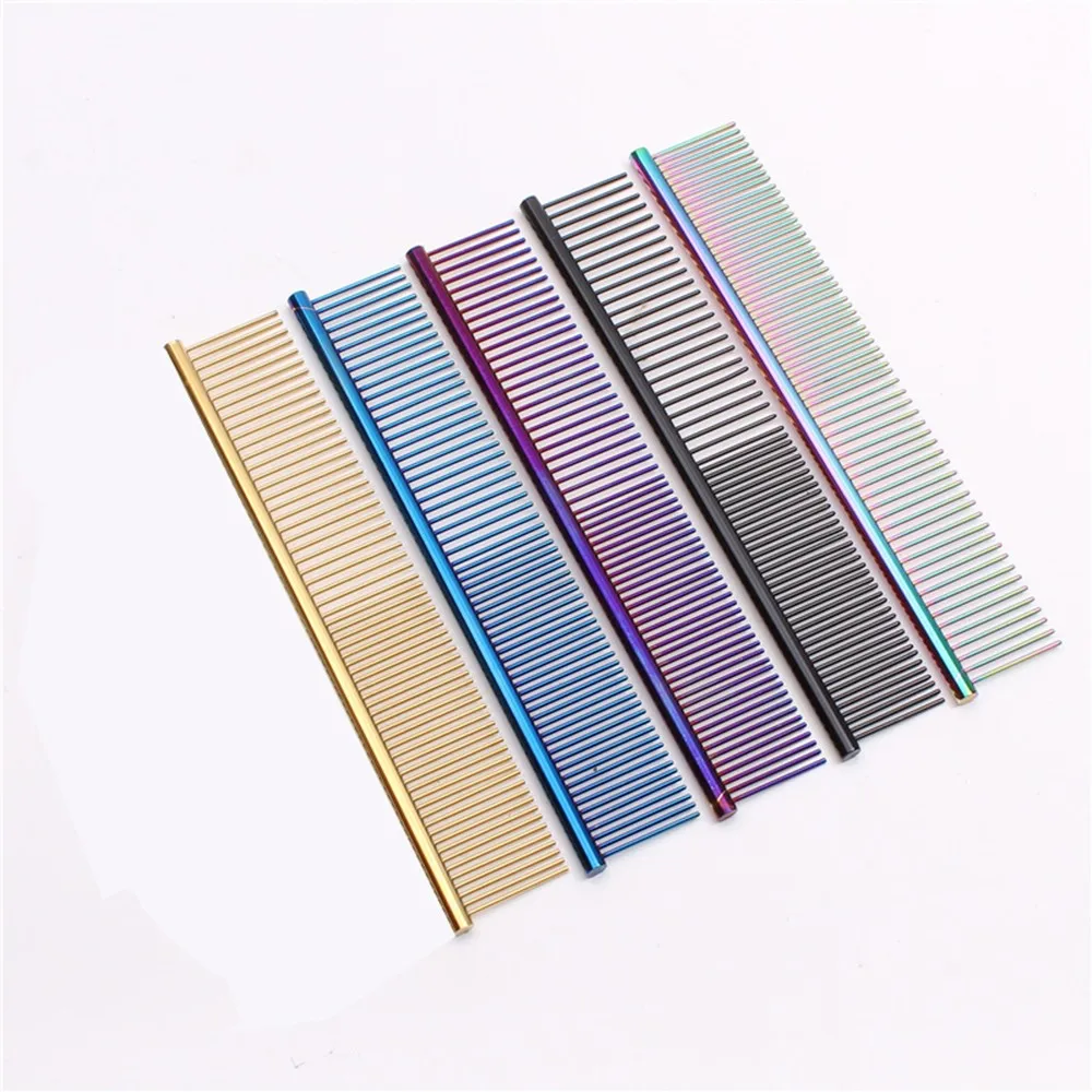 Высококачественная расческа для собак и кошек профессиональная стальная