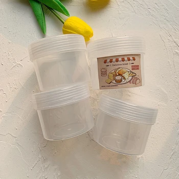 

Boxi 10/20pcs/Lot 200ml Slime Box Container Plastic Transparent Storage Box DIY Accessories For Fluffy Cloud Clear Slime Clay
