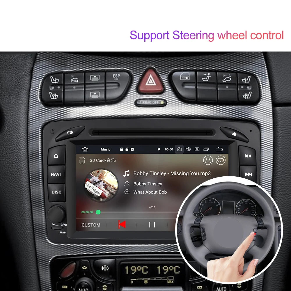 Автомобильный DVD с сенсорным экраном Радио два Din Bluetooth мультимедийный плеер