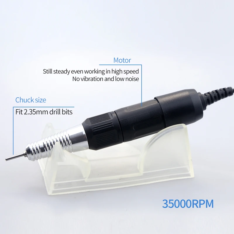 Preise 65W 35000RPM Elektrische Maniküre Bohrer Für Nagel Bohrer Düse für Maniküre Maschine für Maniküre Bohrer Nagel Kunst bohrer Zubehör