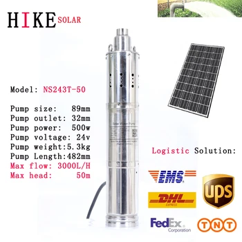 

Hike solar equipment Screw motor with controller solar energy systems water pumping kit solar pump for drip irrigation NS243T-50