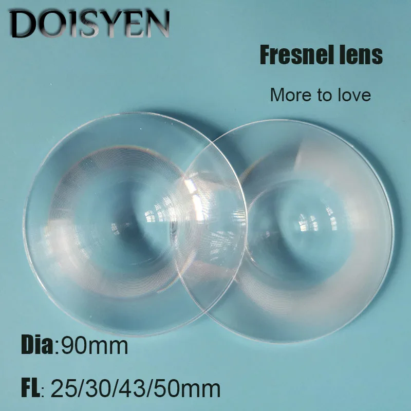 

Fresnel Lens For Diy projector Dia 90/80/170 mm fresnel led car headlight lens solar concentrator Lense Car Headlight FL50/43MM