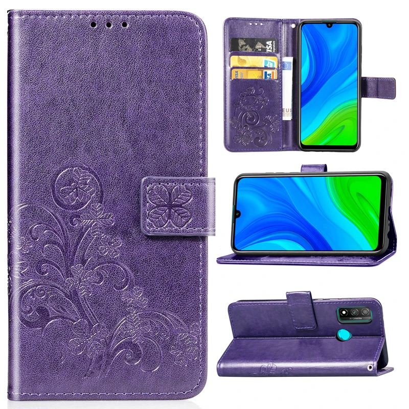 Кожаный чехол бумажник с откидной крышкой для Huawei P8 P9 Lite 2017 P20 P30 P40 Y5 Y6 2018 Y7 2019 Honor 10