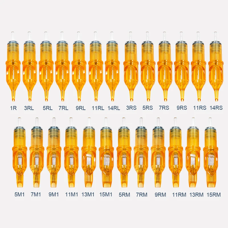 10 шт одноразовые Перманентный макияж иглы татуировки картридж для машины бровей картриджи для тату 1rl/3rl/5rl/7rl/9r/11rl/14rl