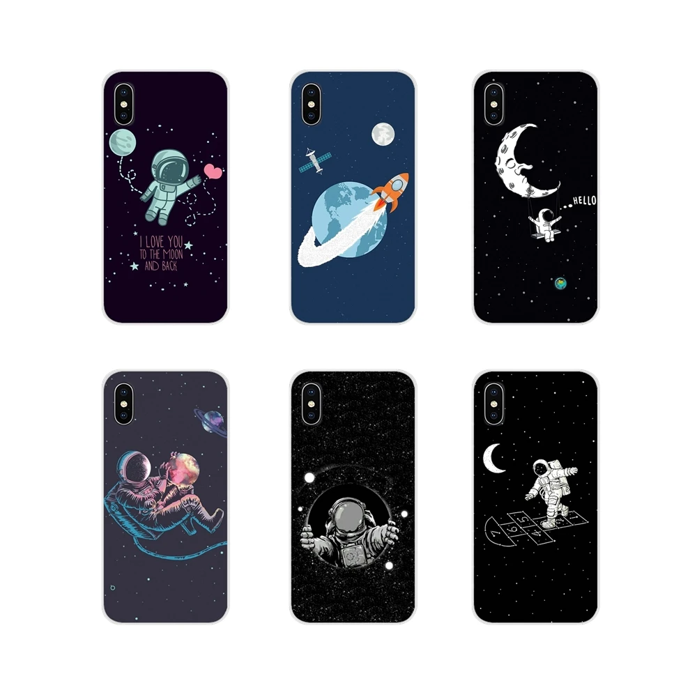 Pretty Space Moon астронавт для Huawei Honor 4C 5C 6X 7 7A 7C 8 9 10 8C 8S 8X 9X 10I 20 Lite Pro Аксессуары чехлы