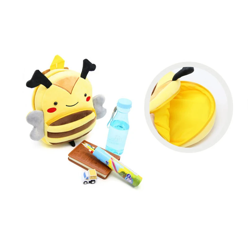 Милая Детская сумка с животными из мультфильмов Kawaii плюшевые рюкзаки для детей