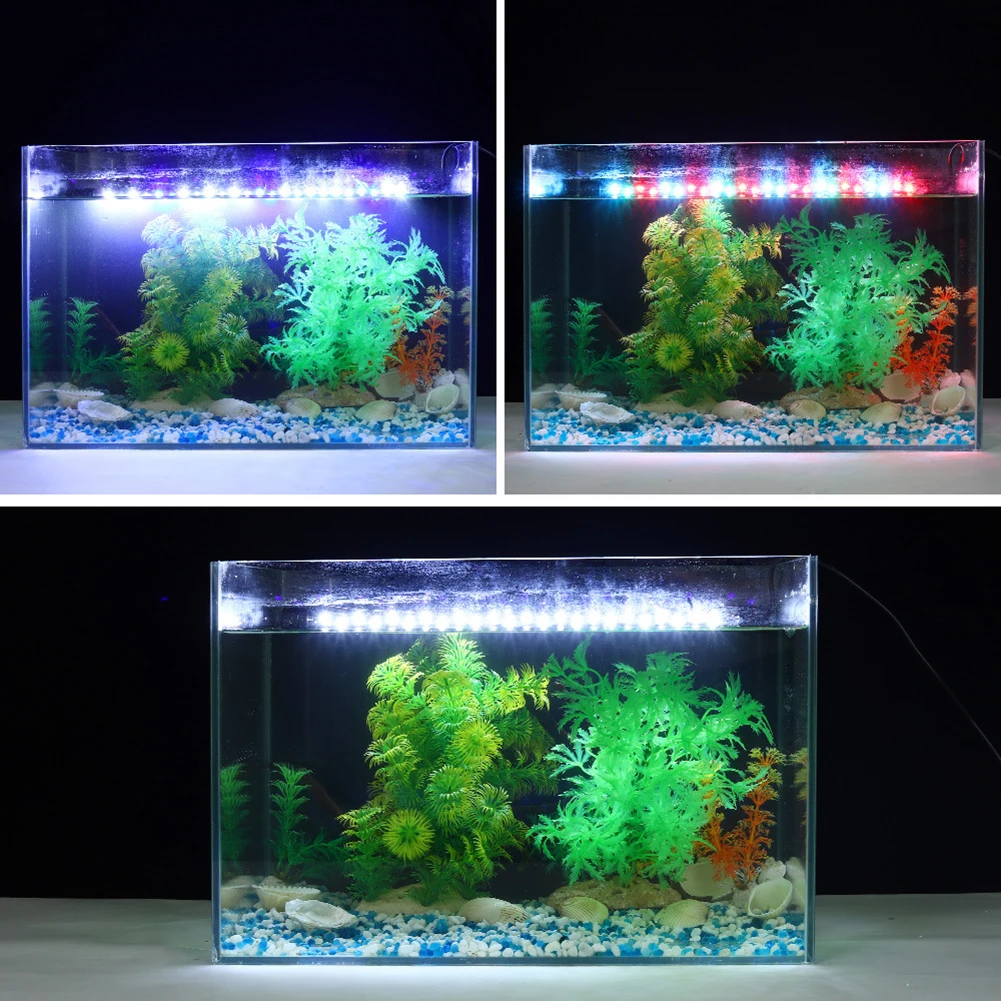 Aquarium Light LED Waterproof Fish Tank Clip Lamp Underwater Decoration Lighting Plant Lamp Aquariums Decor