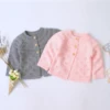 2022 Autumn Winter Kids Boys Girls Sweaters Baby Girl Solid Cotton Sweater Jacket Boys Children Knitted Kids Sweaters Girls ► Photo 3/6