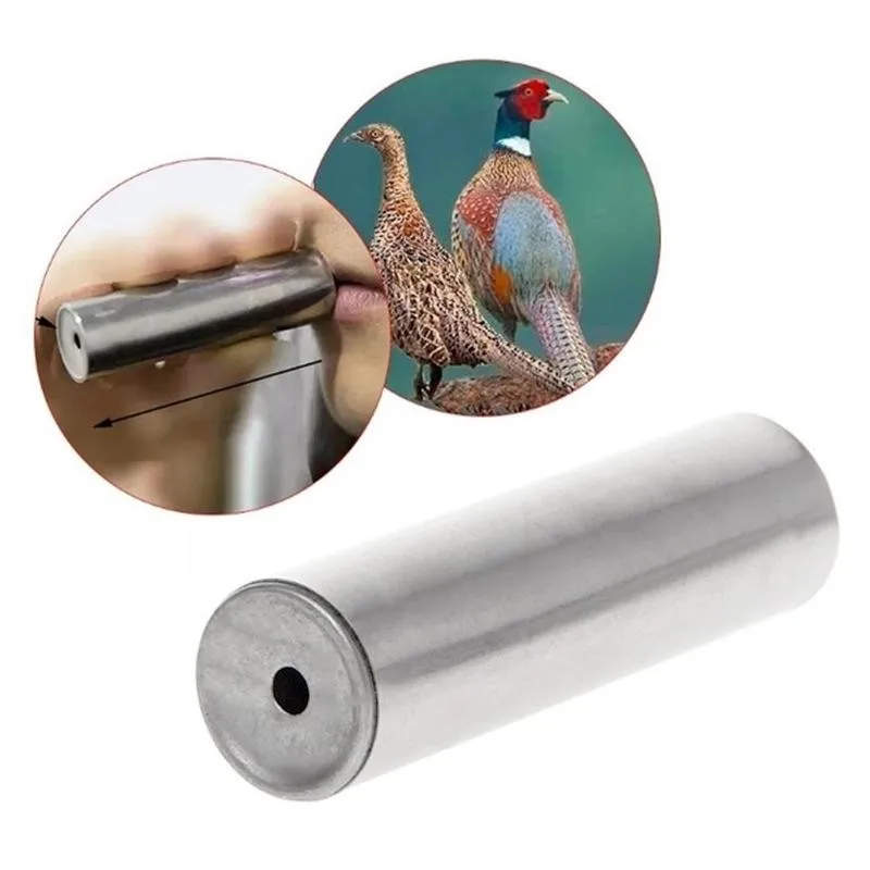 

1pcs Outdoor Hunting Whistle Duck Pheasant Mallard Wild Hunting Voice 304 Steel Bird Decoys Hunter Tool Travel Caller