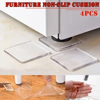 4/8/16 Pcs Furniture Protector Silicone Protection Cover Square For Chair Leg Floor Protector Silent Anti-Skid Chair Protector 2
