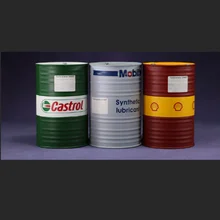 

1/6 Scale Set of Three Metal Gasoline Model Fuel Tanks Oil Drum Movable Lids For 12'' Action Figures Plastic Scene Component