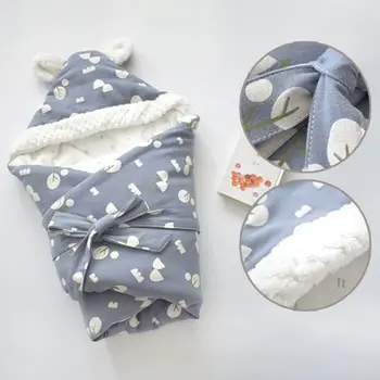 

Baby Swaddle Blanket Newborns Sleepsacks Infant Cotton Cartoon Winter Wrap Sleeping Bag