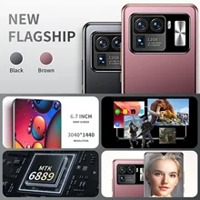 Smartphone mi 11 ultra, 12 go + 512g touch phonego, 6.7  pouces, téléphone intelligent