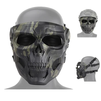 

Airsoft Paintball Skull Tactical Mask Outdoor Sports Motorcycle Cycling Shooting Hunting Mask Men Women Cs Military Masks