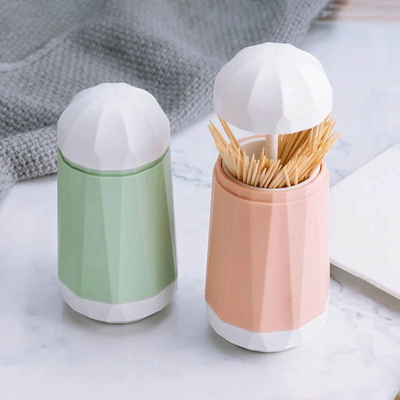 Creative Simple Toothpick Holder Container Plastic Household Table