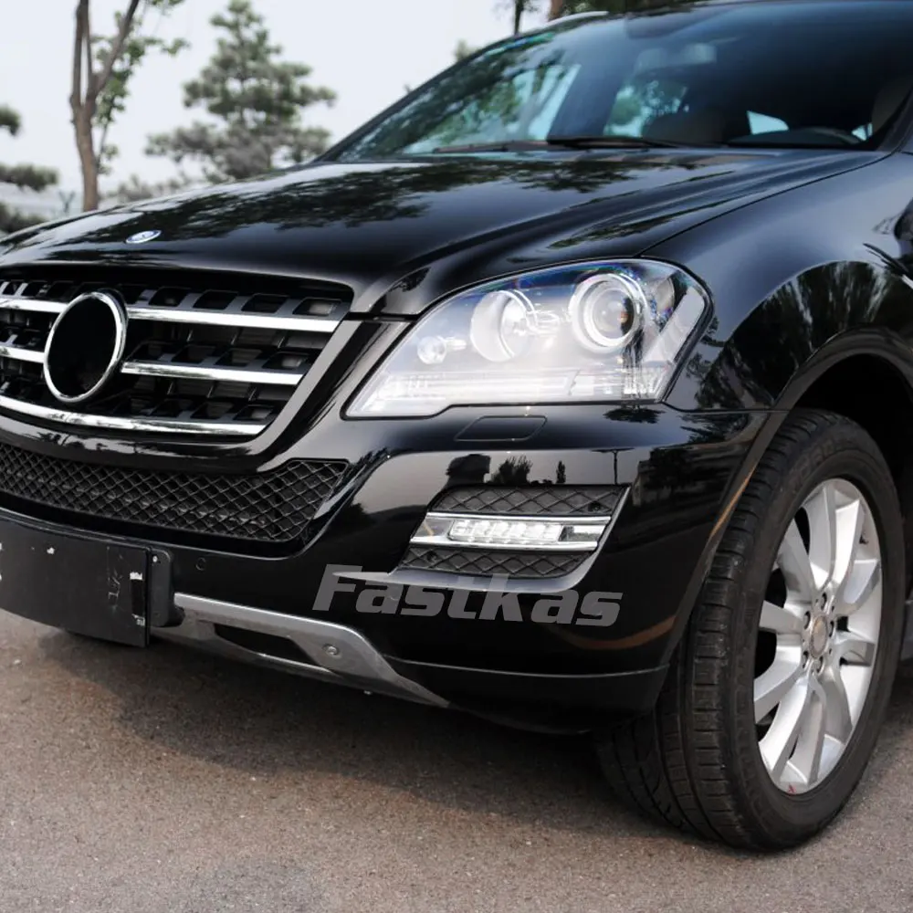 Дневные ходовые огни 12 В DRL для Mercedes Benz W164 ML280 ML300 ML320 ML350 ML500 2010 2011 хромированный