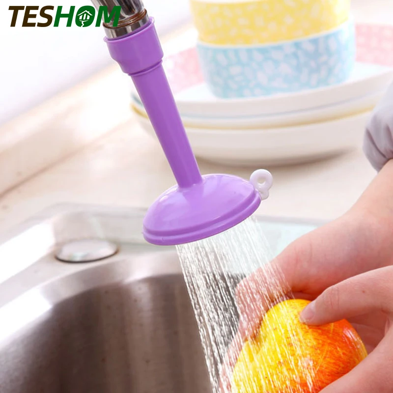 Faucet-Accessories Shower-Head Adjustable Dual-Water Sprayers Tap-Nozzle Spouts Rotating