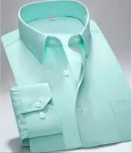 

LS182 Professional wear light-colored men's long sleeve shirt men's overalls shirt slim