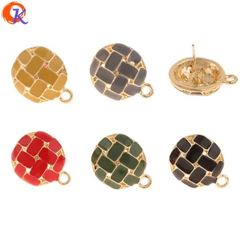 

Cordial Design 50Pcs 14*18MM Jewelry Accessories/Earrings Stud/Soft Pin/Hand Made/Paint Effect/DIY Making/Earring Findings