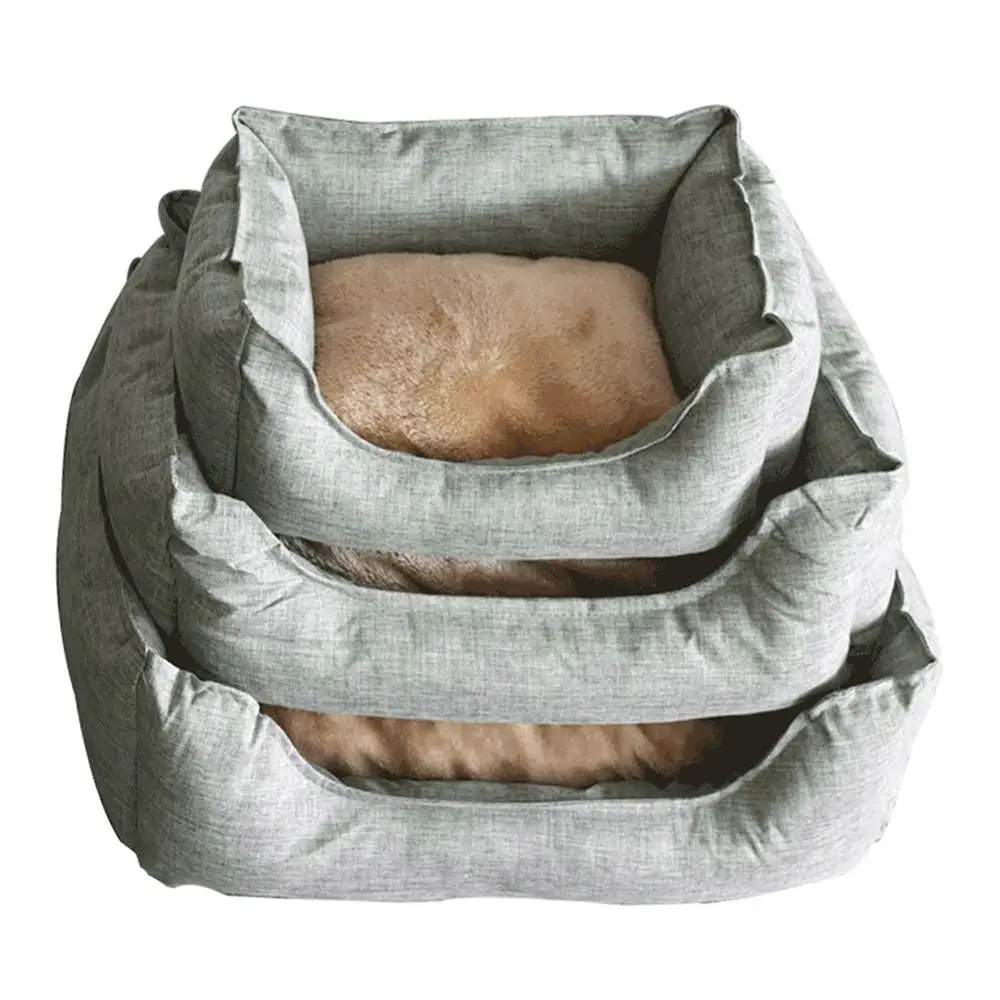 Plush Dog Sleep Bed Pet Lounger Cushion Cat Dog Kennel Winter Puppy Sofa House Bed Pet Supplies S M L Plush Dog Sleep Bed Pet Lounger Cushion Cat Dog Kennel Winter Puppy Sofa House Bed Pet Supplies S M L