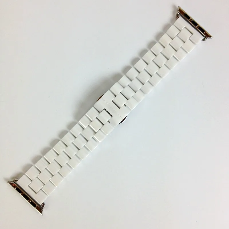Керамический ремешок для часов Apple Watch 5/4 40 мм 44 мм браслет застежка ремешок 38 мм/42 мм для iwatch серии 5 серии 4/3 сменный ремешок