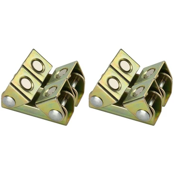 

Magnetic V-Type Clamps V-Shaped Magnetic Welding Holder Welding Fixture Adjustable Magnetic V-Pads Strong Hand Tool(2Pcs)