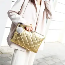 Модная женская сумка, одноцветная Сумочка для денег, с помпоном, большая емкость, на молнии, клатч, сумка, вниз, хлопок, женский кошелек