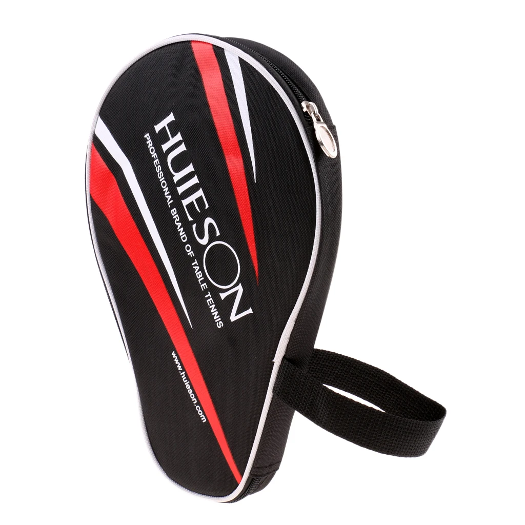 Professional Table Tennis Racket Cover Ping Pong Paddle Bat Bag Pouch with Ball Case