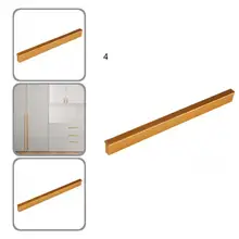 

Solid Color Drawer Handle Multi-layer Plating Home Improvement Household Simple Drawer Pull Cabinet Pull Cabinet Handle