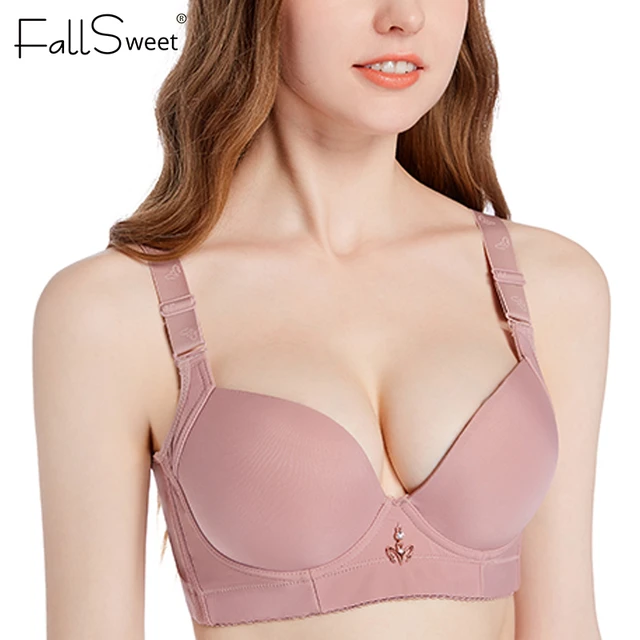 FallSweet Plus Size Bras for Women Sexy Lace Brassiere Push Up Underwire  Lingerie - Price history & Review, AliExpress Seller - fallsweet Official  Store