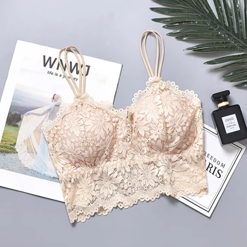 

Wireless Lace Bra Top Women Plus Size Bralette Underwear Lingerie Full Cup Summer Women Push Up Breathable comfort