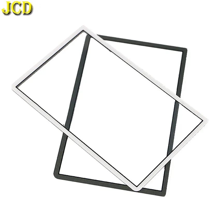 

JCD For 3DSLL 3DSXL Replacement Black White Top Upper Front Screen Frame Lens Cover For For 3DS XL LL LCD Screen Protector Panel