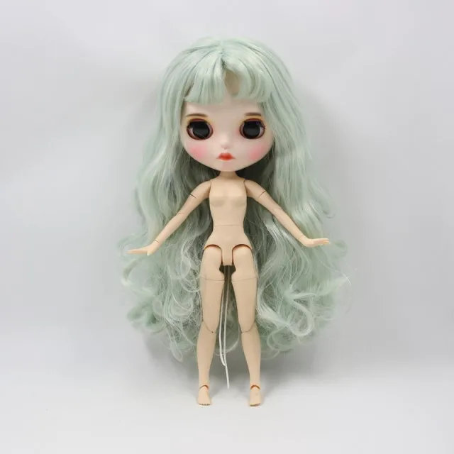 Fortune Days DBS 1/6 bjd Кукла Мягкие Вьющиеся Волосы соединение тела Новое матовое лицо с бровями девушка подарок игрушка кукла - Цвет: doll