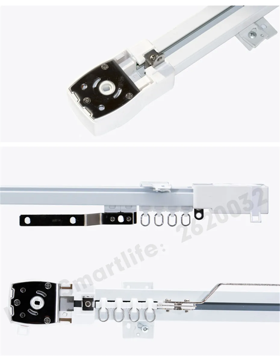 Customize Electric Curtain Track for Xiaomi Aqara MotorDooya KT82 DT82 TN TV TS LE X3,Automation Curtain Rails,To EU Country,Mi Home app control-4