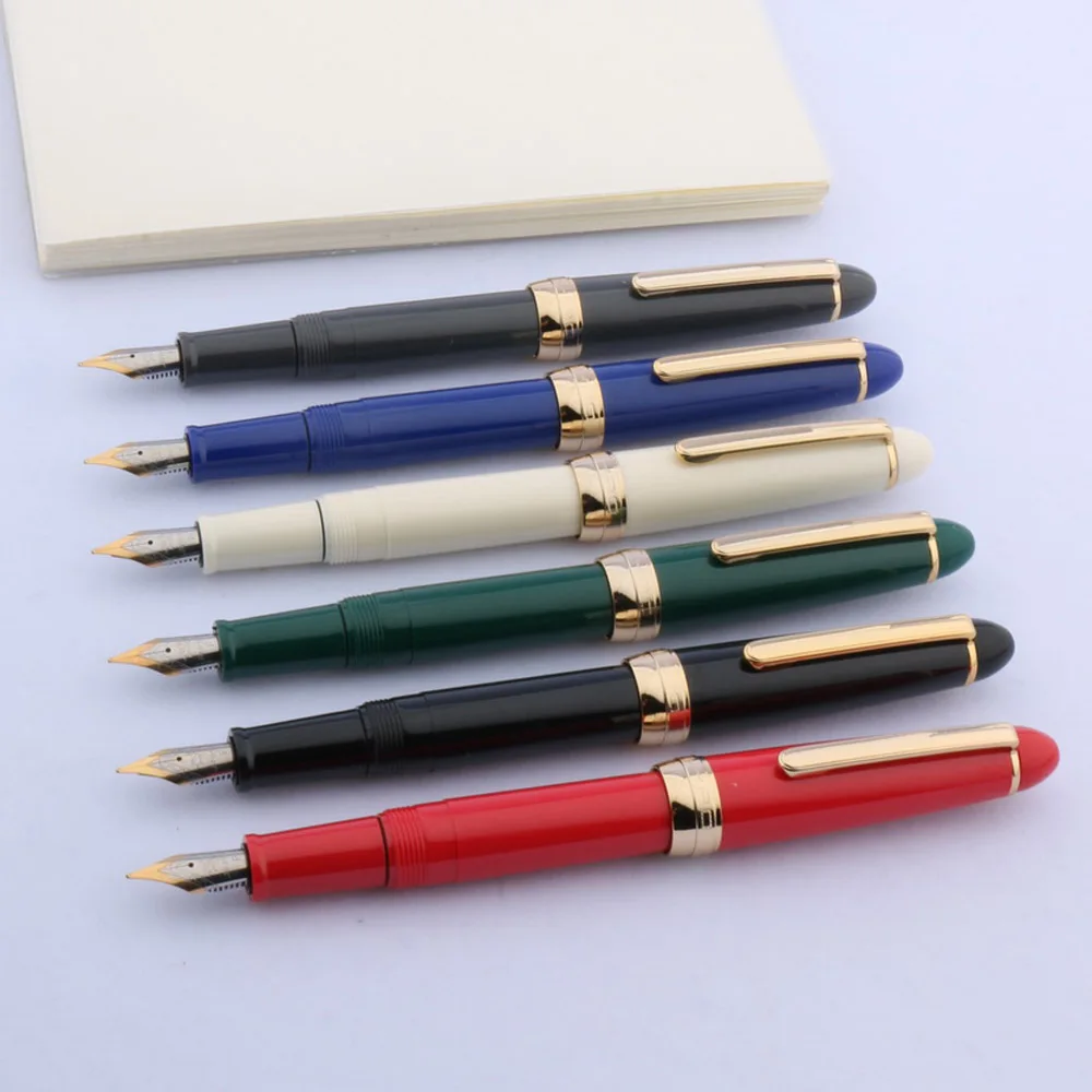 1 шт. Jinhao 992 новый подарок Золотая пластиковая перьевая ручка с винтовым