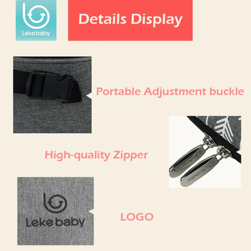 Lekebaby Thermal Insulation Bag Fresh-keeping Breast Milk Baby Bags For Mom Aluminum Foil Insulation Handbag Baby Bottle Tote Bags For Travel