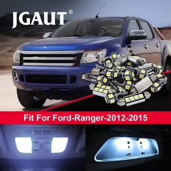

JGAUT 11pcs Car LED Light Bulbs Interior Package Kit For Ford 2012-2015 Ranger Dome Lights License plate light Map