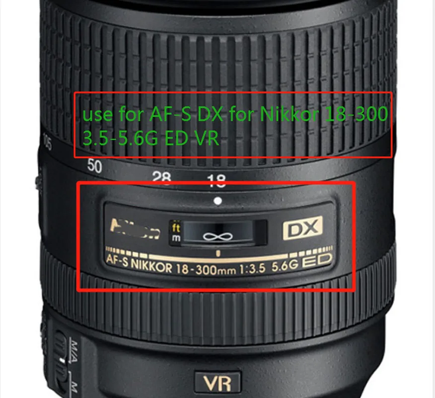 Оригинальное новое Переднее стекло объектива 18-300 для Nikon 18-300 мм 3,5-5,6G ED VR Переднее стекло 1F999-385 запасная часть камеры