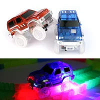 Toys Car,Dinosaur LED Lamp Electronic Car, Toy Cars, Parts, Car Rail Racing Track,with Flashing Lights Kids Toys Car Gifts L003 2