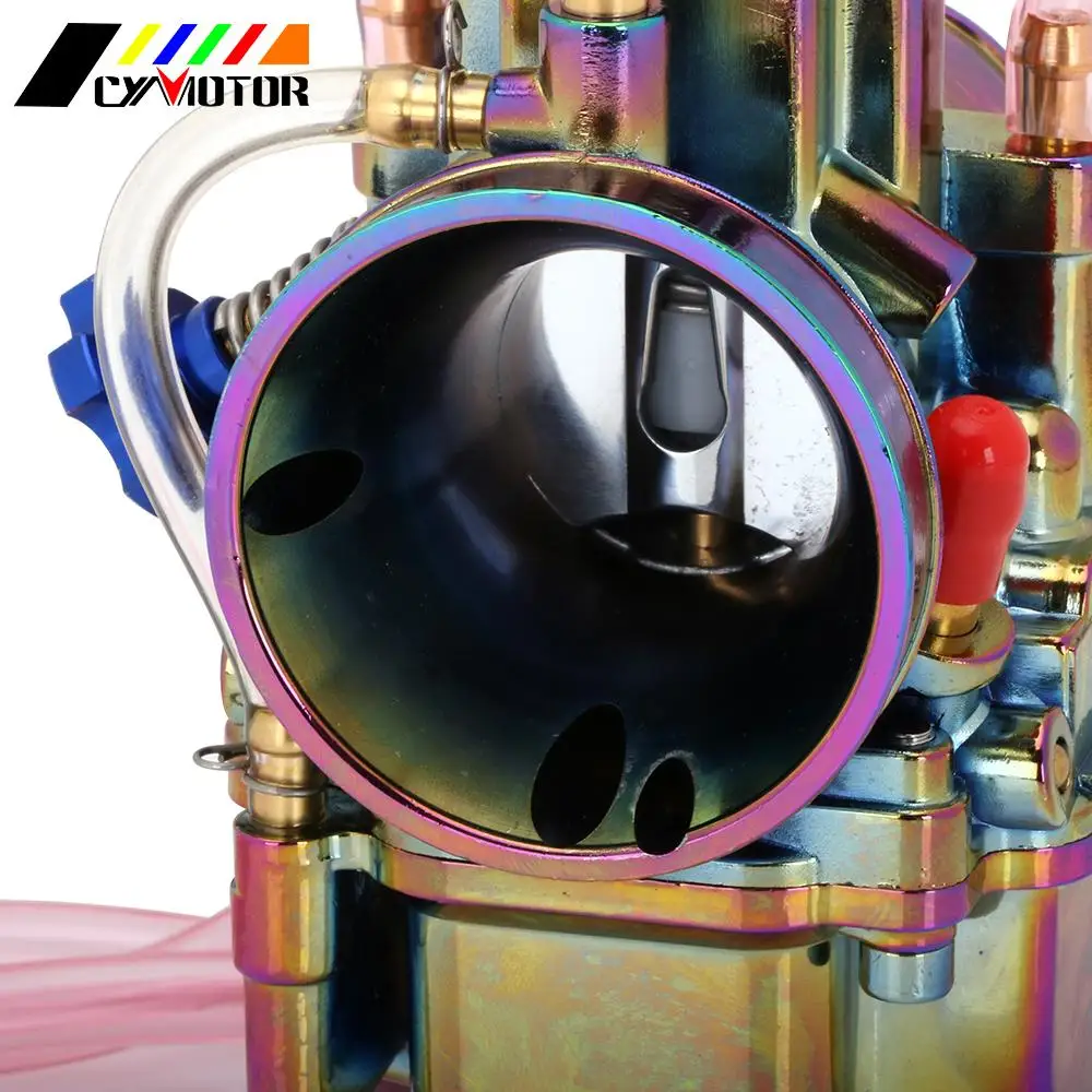 Мотоцикл многоцветный Красочный скутер карбюратор Carburador Carb для Keihin PWK 21 24 26 28 30 32 34 мм с силовыми струями ATV