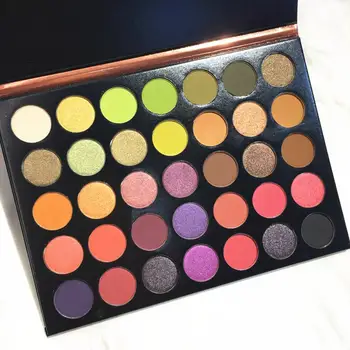 

Highlight Eyeshadow Palette Beauty Make Up Cosmetic Beauty Glazed 35 Color Natural Matte Pearlescent Eye Shadow