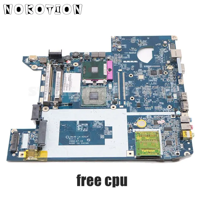 Материнская плата NOKOTION MBAT902001 MB.AT902.001 для ноутбука Acer aspire 4730 4930 JAL90 LA 4201P GM45 DDR2