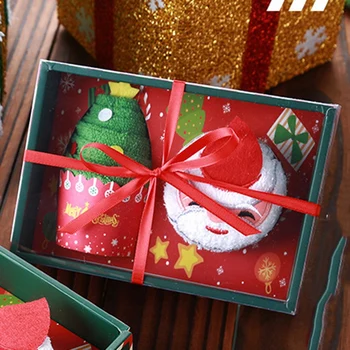 

Christmas Towel Santa Snowman Christmas Tree Cotton Super Soft Towel Party Decoration Gifts Through Image Party Gift Accessories