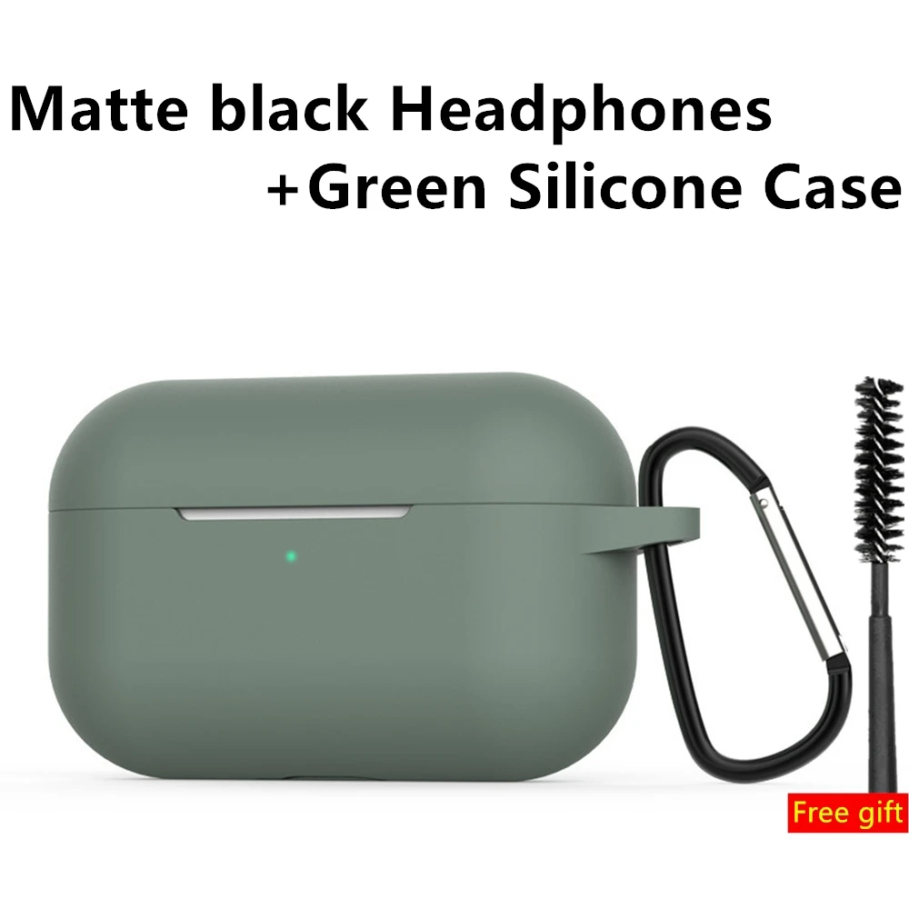 black-green case AirPoc 3 TWS gps позиционирование+ изменение имени умный датчик Bluetooth наушники гарнитура pk i3000 i90000 pro i99999 I100000 i200000tws - Цвет: black-green case