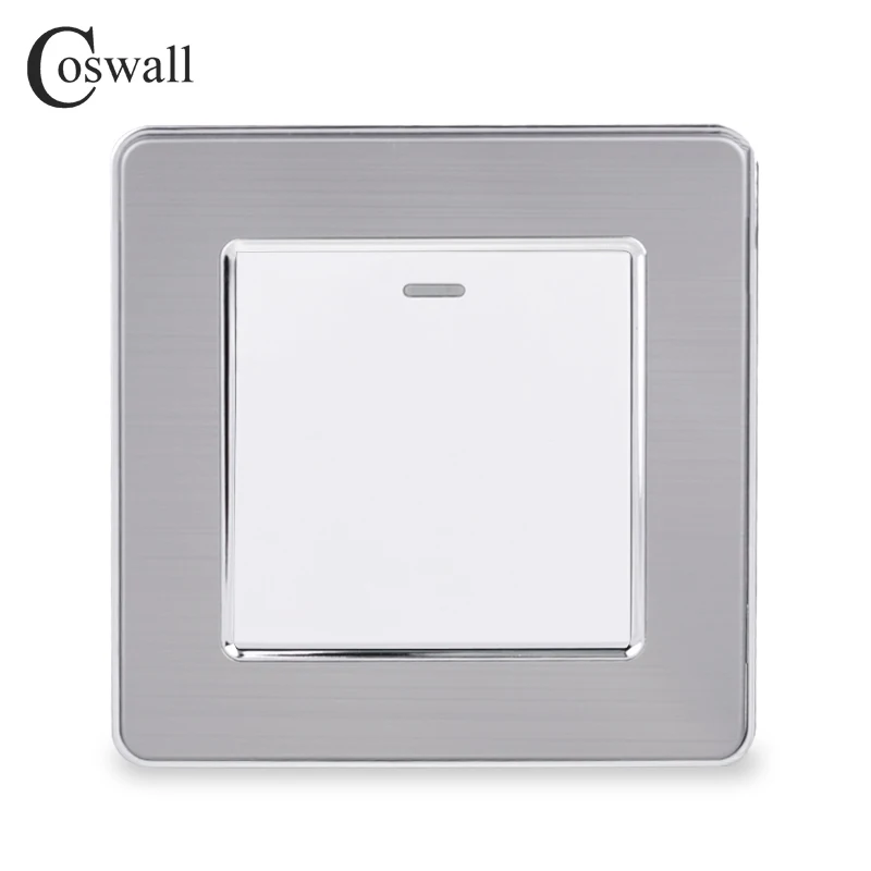Coswall 1 Gang Way рокерный светильник настенный выключатель вкл./выкл. панель из
