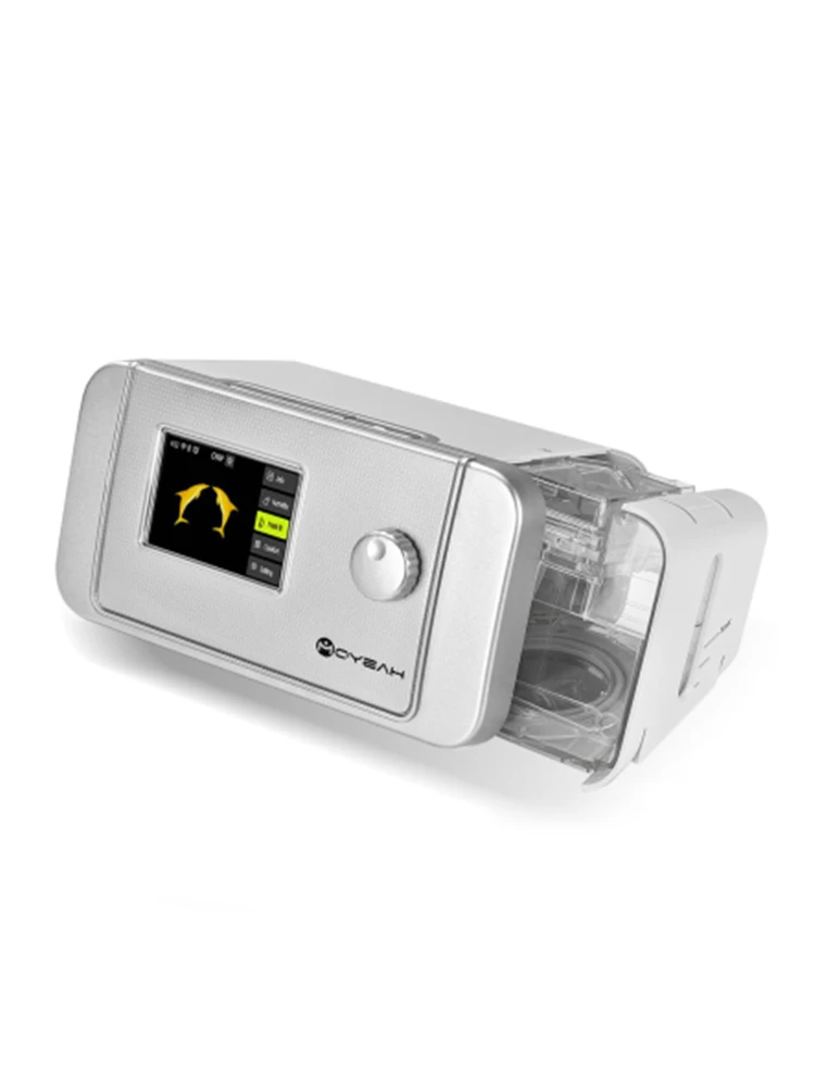 MOYEAH автоматический двухуровневый CPAP BiPAP прибор для избавления от храпа с Wi-Fi Bluetooth маска шланг для пациента ОСА copd-терапевтическое устройство вентилятор - Цвет: Серый
