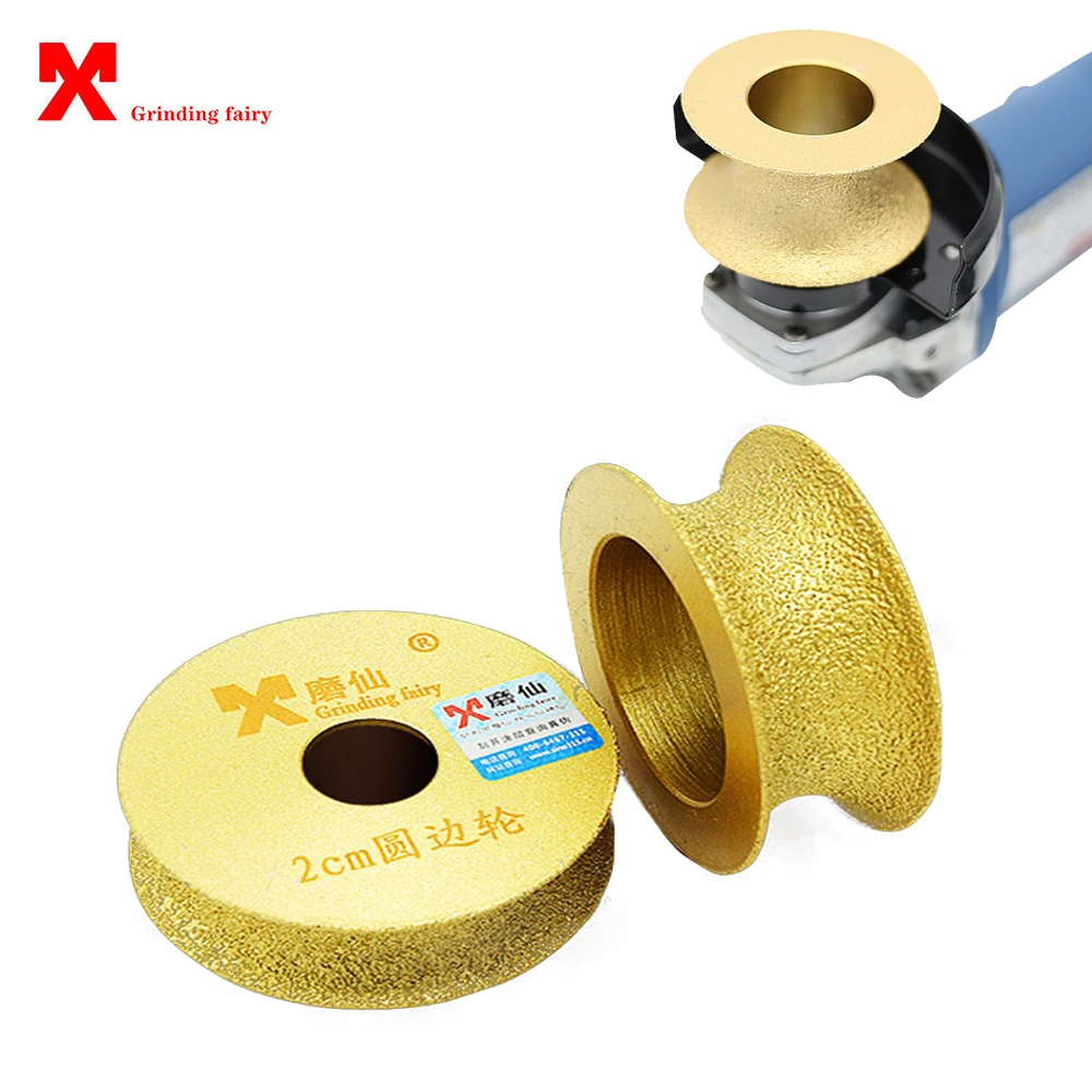 MX Brazed Diamond Angle Grinder Stone Grinding Wheel Semi circular