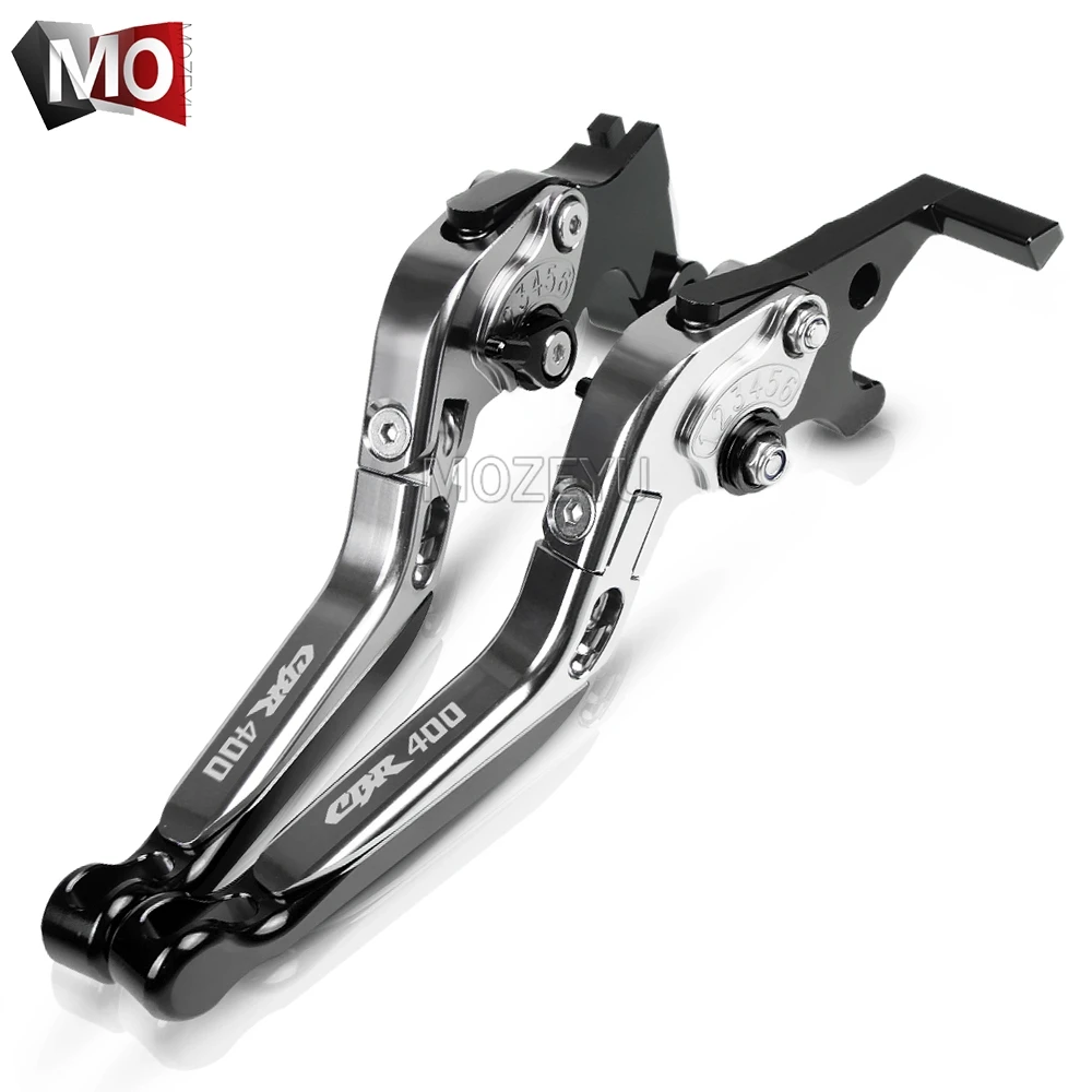 Мотоцикл CBR400 Рычаги Тормозная система сцепления для Honda CBR 400 NC 23 29 19 MC 17 22 23 29 30 31 Складные Выдвижные Тормозные Рычаги Сцепления - Цвет: Titanium Black