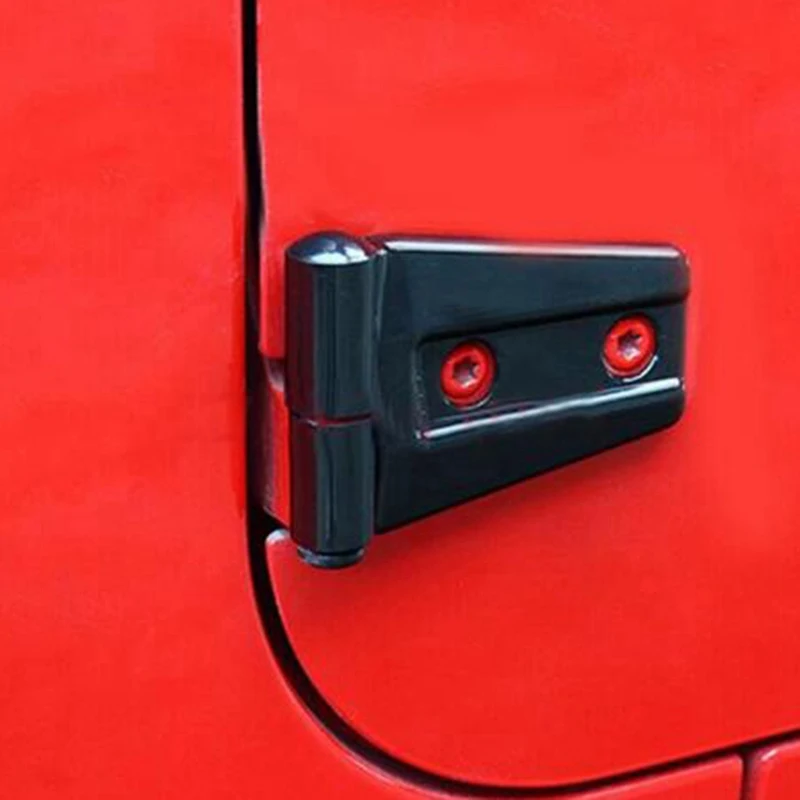 Автомобильная Накладка для дверных петель защитная накладка авто аксессуары на запчасти для Jeep Wrangler Автомобильная Накладка для дверных петель s