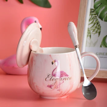 

Creative Ceramic Mug Fashion Coffee Creative Milk White Ceramic Cup Gift Couple Mug with Lid Have A Nice Day Mug MK715
